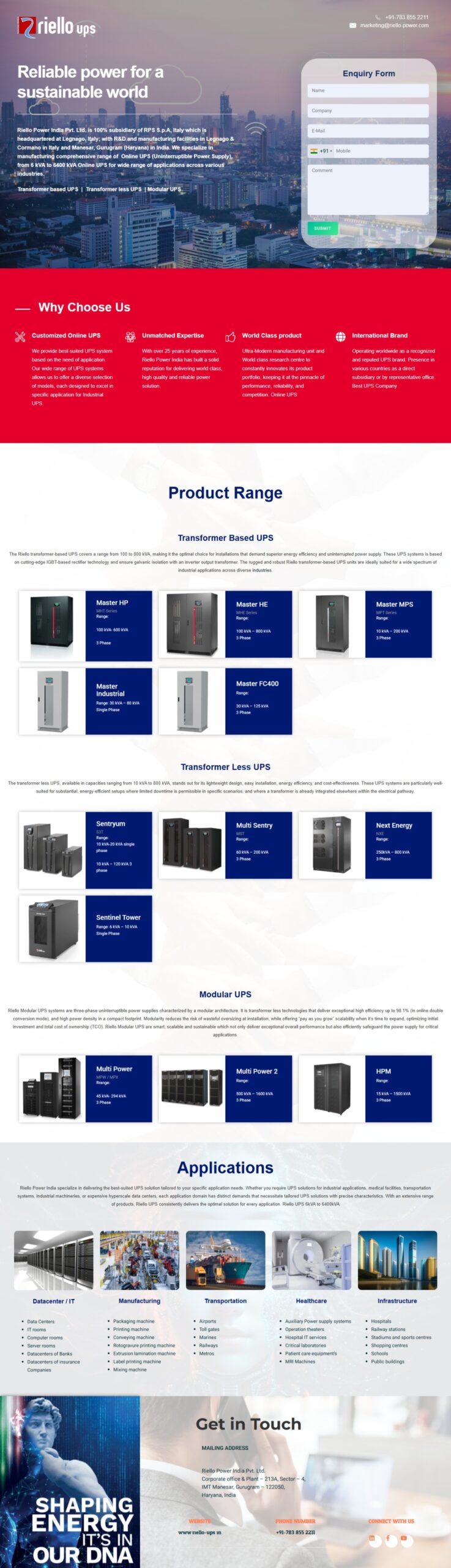 Rielloups full page screenshot