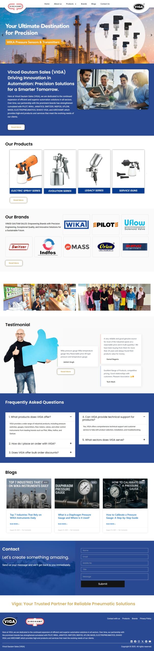 Vinod Gautam Sales full page screenshot